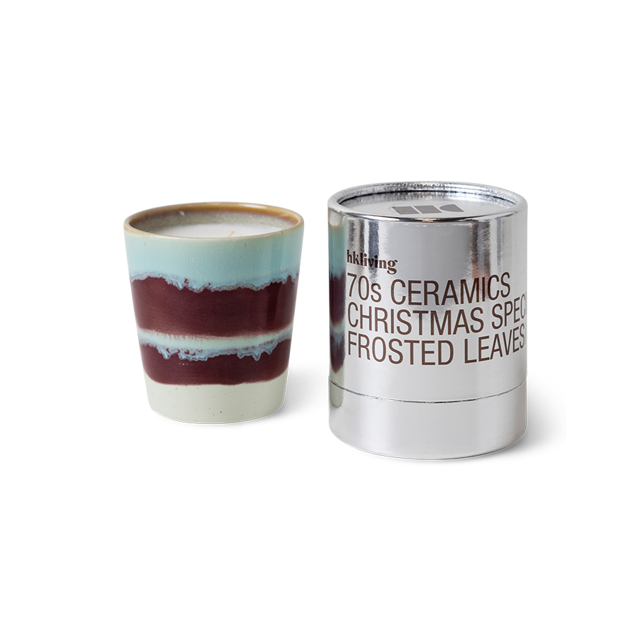 geurkaars hkliving frosted leaves